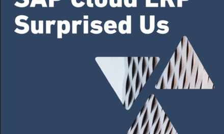 Why SAP Cloud ERP Surprised Us