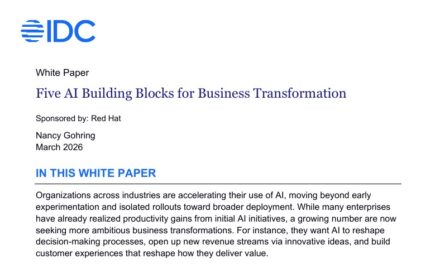 Five AI Building Blocks for Business Transformation