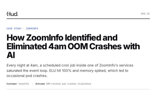How ZoomInfo Identified and Eliminated 4am OOM Crashes with AI